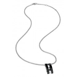 Buy Breil Men's Necklace Be Black TJ1919