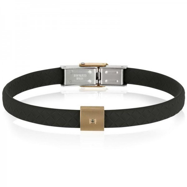 Buy Breil Mens Bracelet Black Diamond TJ2405