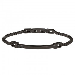 Breil Men's Bracelet Black Diamond TJ2746