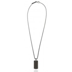 Buy Breil Men's Necklace Black Diamond TJ2747