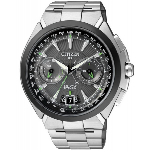 Buy Citizen Men's Watch Satellite Wave Titanium Eco-Drive CC1084-55E