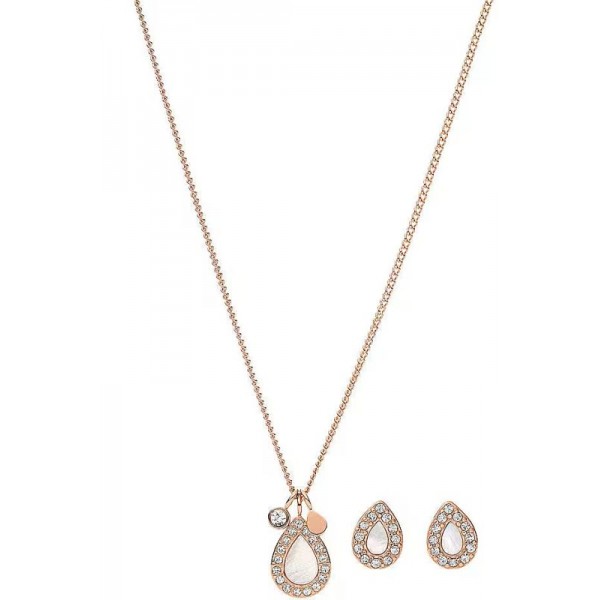 Fossil Jewelry - Necklace and Earrings for women - JF04029791 Image of the Fossil Jewelry - Necklace and Earrings for women - JF04029791