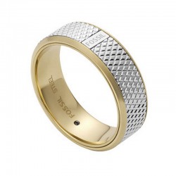 Image of the Fossil Jewelry - Steel Mens Ring - JF04195998