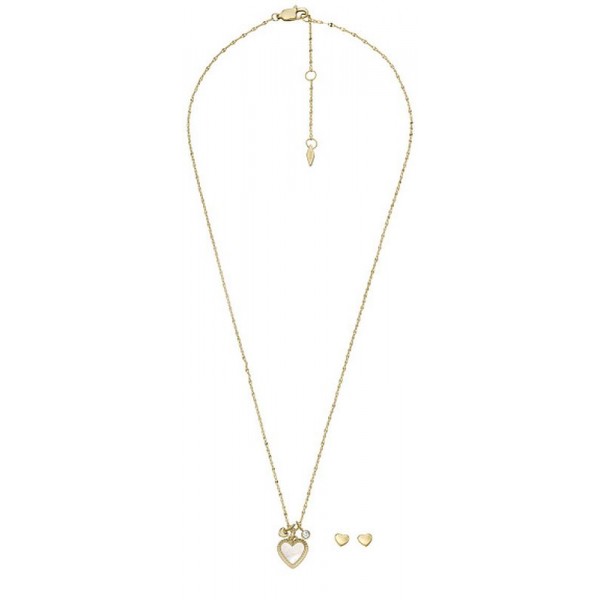 Image of the Fossil Jewelry - Necklace and Earrings for women - JF04246SET