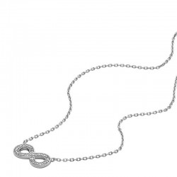 Image of the Fossil Sterling Silver - Womens Necklace - JFS00632040