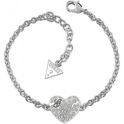 Buy Guess Ladies Bracelet Glossy Hearts UBB51492