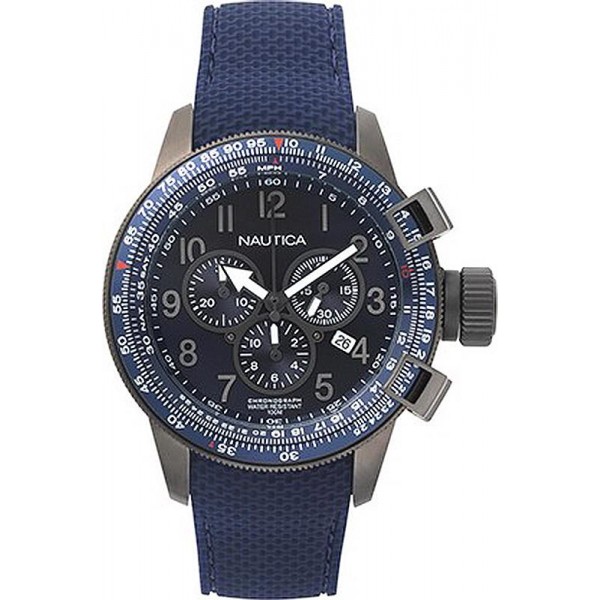 Buy Nautica Men's Watch Galley Box Set Chronograph NAPGLY001