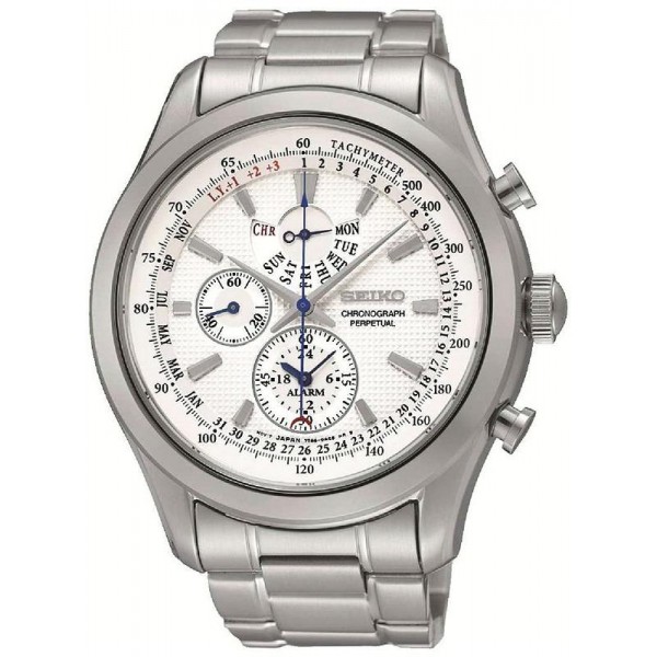 Seiko Men's Watch Chronograph Perpetual Calendar Alarm SPC123P1 - New  Fashion Jewels