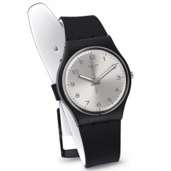 Swatch Unisex Watch Gent Silver Friend Too GB287