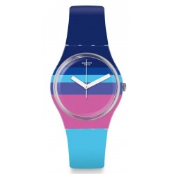 Swatch Ladies Watch Gent Azul'Heure GE260