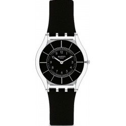 Swatch Ladies Watch Skin Classic Black Classiness SFK361