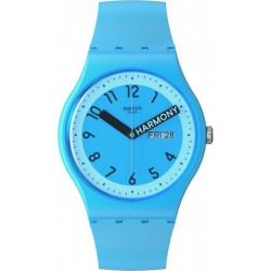 Buy Swatch Unisex Watch New Gent Proudly Blue SO29S702