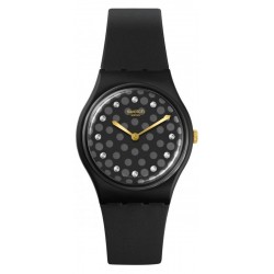 Buy Swatch Ladies Watch Gent Sparkle Night SO31B102