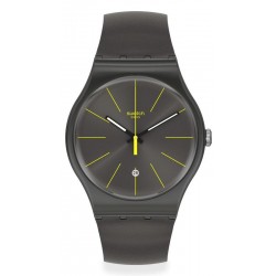 Buy Swatch Mens Watch New Gent Charcolazing SUOB404
