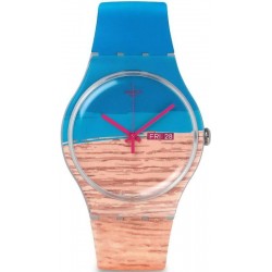 Swatch Unisex Watch New Gent Blue Pine SUOK706