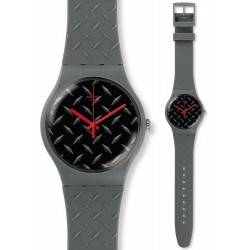 Swatch Unisex Watch New Gent Text-ure SUOM102