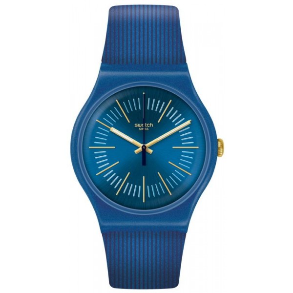 Buy Swatch Unisex Watch New Gent Cyderalblue SUON143