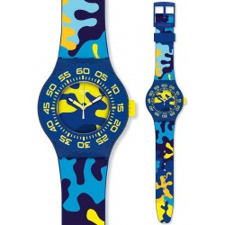 Swatch Unisex Watch Scuba Libre Out In The Wild SUUN101