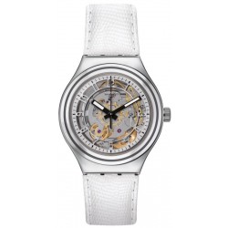 Swatch Unisex Watch Irony Automatic Uncle Charly Leather YAS112C