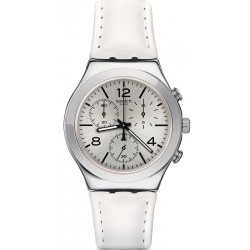 Swatch Unisex Watch Irony Chrono Biancamente YCS111