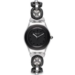 Swatch Ladies Watch Irony Lady Black Glitter YSS293G