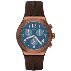 Buy Swatch Mens Watch Irony Chrono Back To Copper YVC100