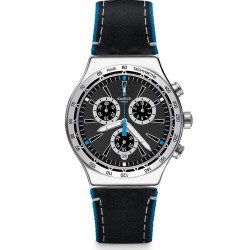 Buy Swatch Men's Watch Irony Chrono Blue Details YVS442