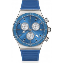 Buy Swatch Mens Watch Irony Chrono Blue Is All YVS485