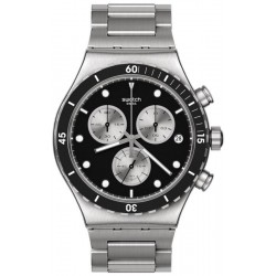 Buy Swatch Mens Watch Irony Chrono Dark Irony YVS487G