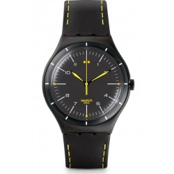 Buy Swatch Men's Watch Irony Big Classic Black Bliss YWB100