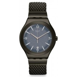 Swatch Men's Watch Irony Big Classic Mesh O'Light YWM403M