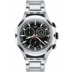 Buy Swatch Men's Watch Irony Xlite Black Energy Chronograph YYS4000AG