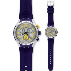Swatch Men's Watch Irony Xlite Yellow Pusher Chronograph YYS4014